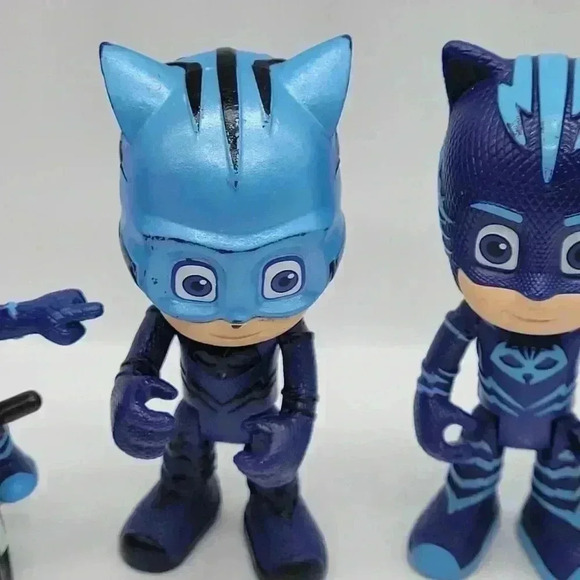 Lot of Six PJ Masks Figures Toys Cat Boys Just Play - Picture 4 of 12